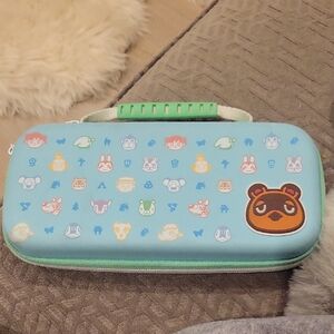 Animal Crossing Themed Blue Carrying Case